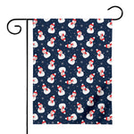 Xmas Snowman Pattern Print House Flag
