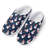 Xmas Snowman Pattern Print Mesh Casual Shoes