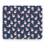 Xmas Snowman Pattern Print Mouse Pad