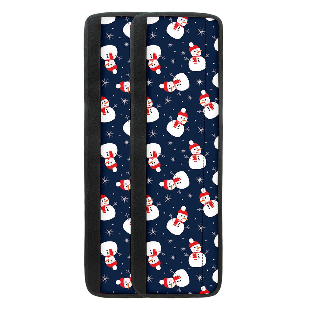 Xmas Snowman Pattern Print Refrigerator Handle Covers