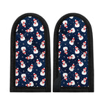 Xmas Snowman Pattern Print Skillet Handle Cover