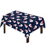 Xmas Snowman Pattern Print Tablecloth