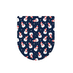 Xmas Snowman Pattern Print Toilet Lid Cover
