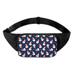 Xmas Snowman Pattern Print Waist Bag