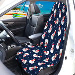 Xmas Snowman Pattern Print Waterproof Car Seat Cover
