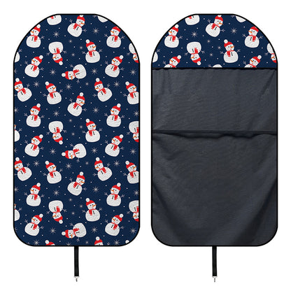 Xmas Snowman Pattern Print Waterproof Car Seat Cover