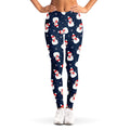 Xmas Snowman Pattern Print Women's Leggings