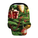 Xmas Tree Print Baby Seat Cover