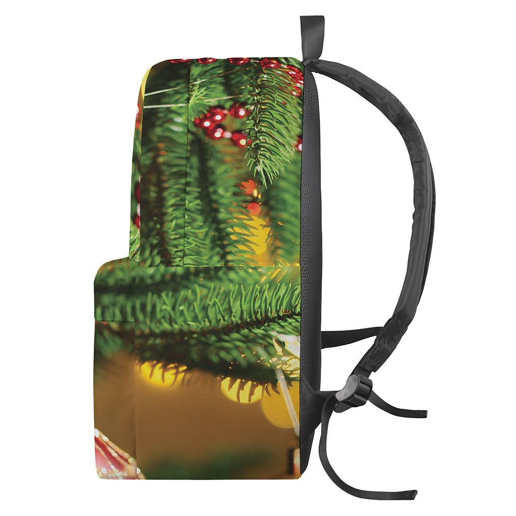 Xmas Tree Print Backpack