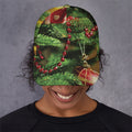 Xmas Tree Print Baseball Cap