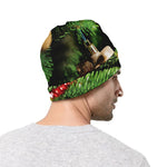 Xmas Tree Print Beanie