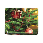 Xmas Tree Print Bifold Wallet