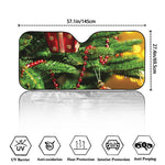 Xmas Tree Print Car Windshield Sun Shade