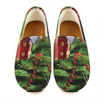 Xmas Tree Print Casual Shoes