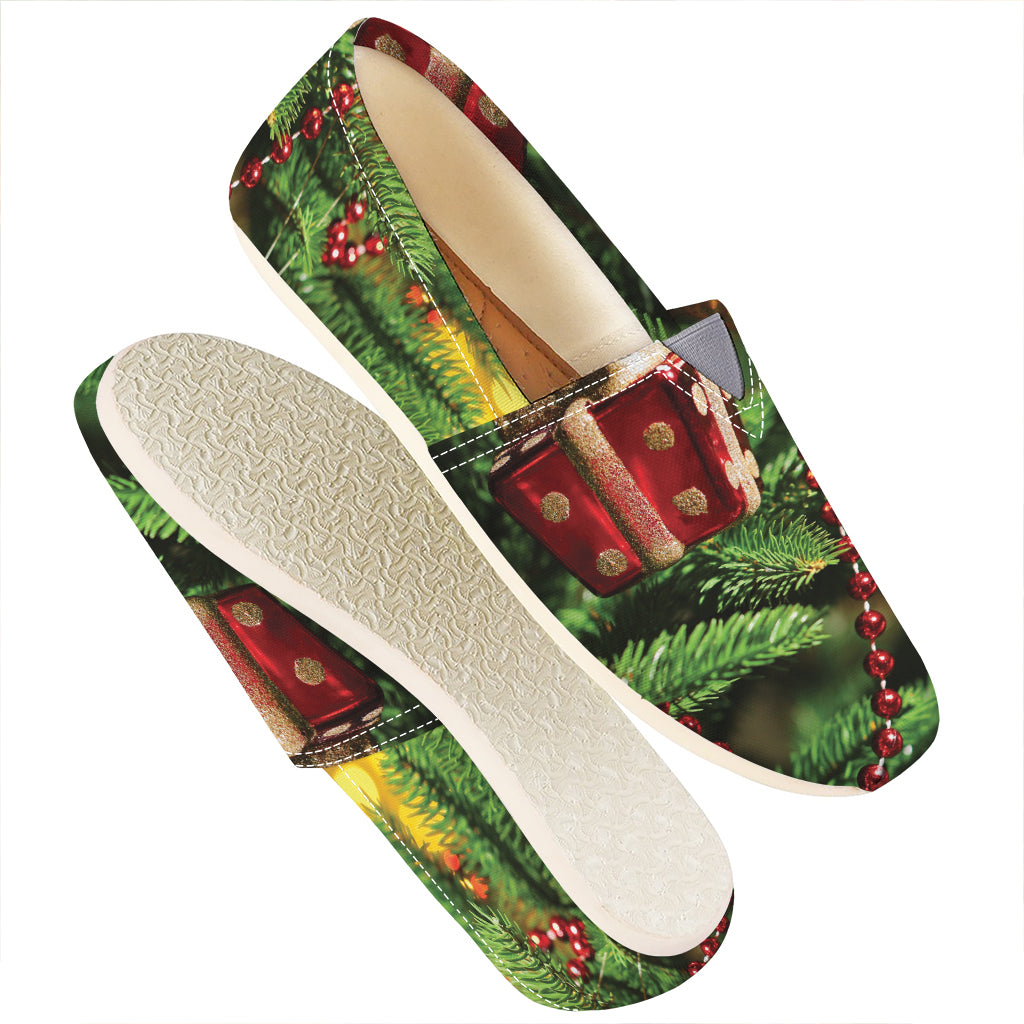 Xmas Tree Print Casual Shoes