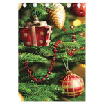 Xmas Tree Print Curtain
