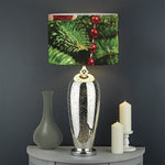 Xmas Tree Print Drum Lamp Shade