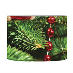 Xmas Tree Print Drum Lamp Shade
