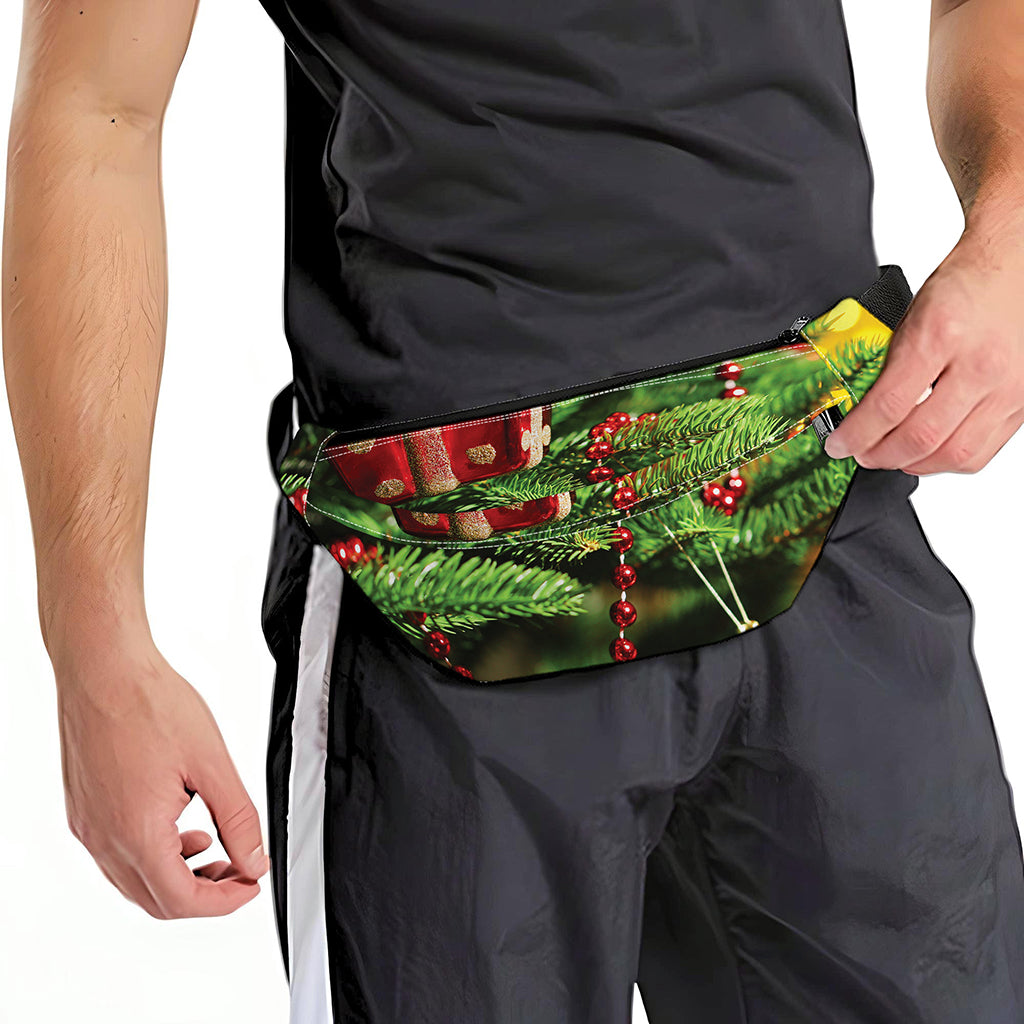 Xmas Tree Print Fanny Pack