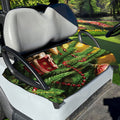Xmas Tree Print Golf Cart Seat Cover