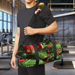 Xmas Tree Print Gym Bag