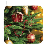 Xmas Tree Print Hand Towel