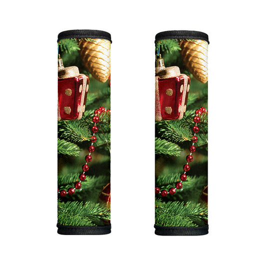 Xmas Tree Print Handle Covers