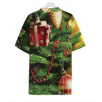 Xmas Tree Print Hawaiian Shirt