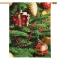 Xmas Tree Print House Flag
