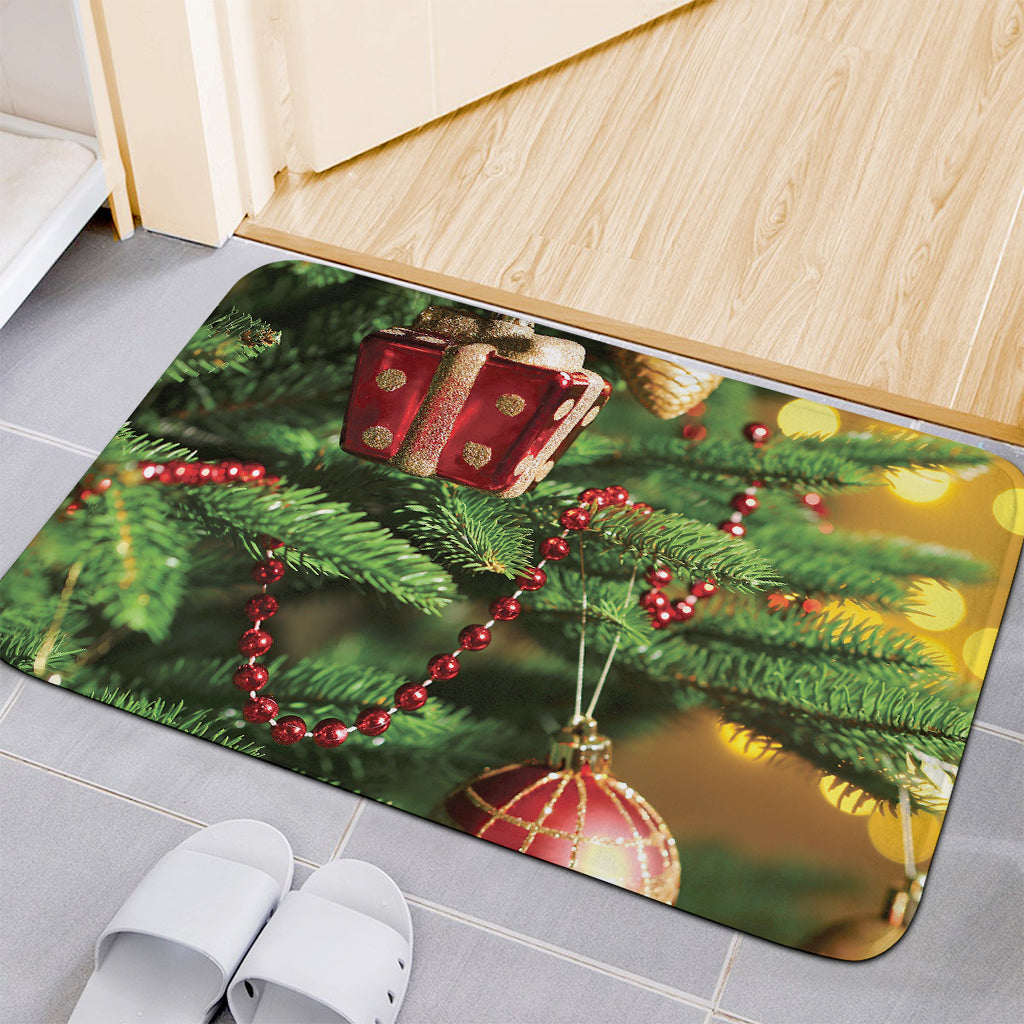 Xmas Tree Print Indoor Door Mat