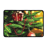 Xmas Tree Print Kitchen Mat