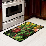 Xmas Tree Print Kitchen Mat