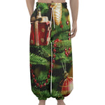 Xmas Tree Print Lantern Pants
