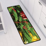 Xmas Tree Print Long Kitchen Mat