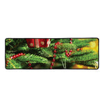 Xmas Tree Print Long Kitchen Mat