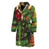 Xmas Tree Print Men's Bathrobe