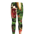 Xmas Tree Print Men's Leggings