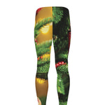 Xmas Tree Print Men's leggings