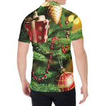 Xmas Tree Print Men's Shirt
