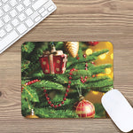 Xmas Tree Print Mouse Pad