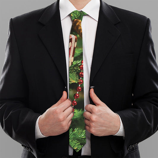 Xmas Tree Print Necktie