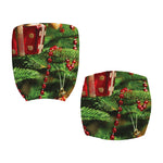 Xmas Tree Print Office Chair Cover