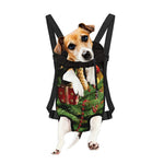 Xmas Tree Print Pet Carrier Backpack