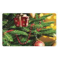 Xmas Tree Print Polyester Doormat