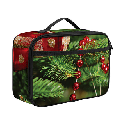 Xmas Tree Print Portable Lunch Bag