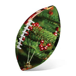 Xmas Tree Print Rugby Ball
