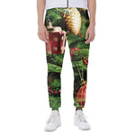Xmas Tree Print Scuba Joggers