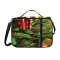 Xmas Tree Print Shoulder Strap Bible Bag