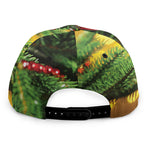 Xmas Tree Print Snapback Cap