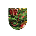 Xmas Tree Print Toilet Lid Cover